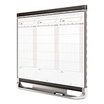 Quartet® Prestige 2 Total Erase 3-Month Calendar Board, 36 x 24, White, Graphite Frame view 3