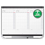 Quartet® Prestige 2 Total Erase 3-Month Calendar Board, 36 x 24, White, Graphite Frame view 4