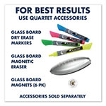 Quartet® Infinity Magnetic Glass Marker Board, 36 x 24, Black view 5