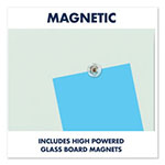 Quartet® InvisaMount Magnetic Glass Marker Board, Frameless, 39