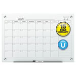 Quartet® Infinity Magnetic Glass Calendar Board, 48 x 36 orginal image
