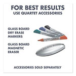 Quartet® Glass Dry Erase Desktop Computer Pad, 18 x 6, White view 5
