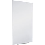 Quartet InvisaMount Vertical Magnetic Glass Dry-Erase Boards, 28 x 50, White Surface view 2