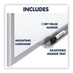 Quartet® Classic Series Total Erase Dry Erase Board, 48 x 36, Silver Aluminum Frame view 2