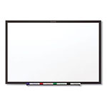 Quartet® Classic Series Total Erase Dry Erase Board, 60 x 36, White Surface, Black Frame view 3