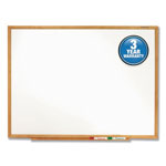 Quartet® Classic Series Total Erase Dry Erase Board, 72 x 48, Oak Finish Frame orginal image
