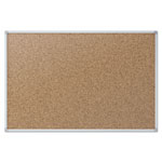 Quartet® Cork Bulletin Board, 24 x 18, Silver Aluminum Frame view 1