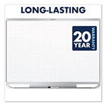 Quartet® Prestige 2 Magnetic Total Erase Whiteboard, 48 x 36, Aluminum Frame view 2