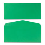Quality Park Colored Envelope, #10, Bankers Flap, Gummed Closure, 4.13 x 9.5, Green, 25/Pack view 4