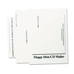 Quality Park Disk/CD Foam-Lined Mailers, Square Flap, Redi-Strip Closure, 8.5 x 6, White, 25/Box view 1
