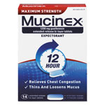 Mucinex Maximum Strength Expectorant, 14 Tablets/Box orginal image