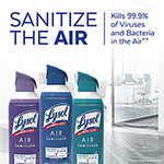 Lysol Air Sanitizer Spray, White Linen, 10 oz Aerosol Spray, 6/Carton view 4