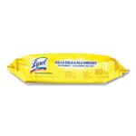Lysol Disinfecting Wipes in Flatpacks, 6.69 x 7.87, Lemon and Lime Blossom, 80 Wipes/Flat Pack, 6 Flat Packs/Carton view 3