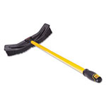 Rubbermaid Maximizer Push-to-Center Broom, 18