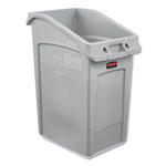 Rubbermaid Slim Jim Under-Counter Container, 23 gal, Polyethylene, Gray orginal image
