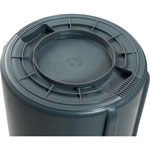 Rubbermaid Brute 44-gallon Vented Container, 44 gal Capacity, Gray, 4/Carton view 1