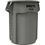 Rubbermaid Brute Vented 55-gallon Container, 55 gal Capacity, Gray, 3/Carton orginal image