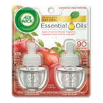 Air Wick Scented Oil Refill, 0.67 oz, Apple Cinnamon Medley, 2/Pack, 6 Packs/Carton orginal image