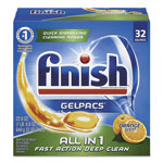 Finish® Dish Detergent Gelpacs, Orange Scent, Box of 32 Gelpacs, 8 Boxes/Carton orginal image