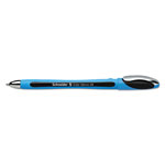 Schneider Slider Memo XB Ballpoint Pen, Stick, Extra-Bold 1.4 mm, Black Ink, Black/Light Blue Barrel, 10/Box view 3