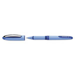 Schneider One Hybrid N Roller Ball Pen, Stick, Extra-Fine 0.3 mm, Blue Ink, Blue Barrel, 10/Box view 1