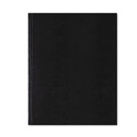 Blueline Executive Notebook with Ribbon Bookmark, 1-Subject, Medium/College Rule, Black Cover, (75) 10.75 x 8.5 Sheets view 1