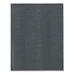 Blueline Executive Notebook with Ribbon Bookmark, 1 Subject, Medium/College Rule, Cool Gray Cover, (75) 10.75 x 8.5 Sheets view 3