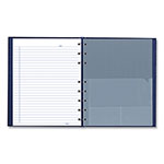 Blueline NotePro Notebook, 1-Subject, Medium/College Rule, Blue Cover, (75) 9.25 x 7.25 Sheets view 1