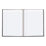 Blueline Executive Notebook, 1-Subject, Medium/College Rule, Black Cover, (150) 9.25 x 7.25 Sheets view 1