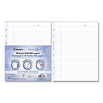Blueline MiracleBind Ruled Paper Refill Sheets for all MiracleBind Notebooks and Planners, 9.25 x 7.25, White/Blue Sheets, Undated view 2
