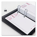 Brownline Daily Calendar Pad Refill, 6 x 3.5, White/Burgundy/Gray Sheets, 12-Month (Jan to Dec): 2024 view 1