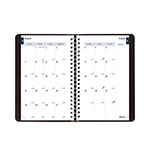Rediform Academic Daily/Monthly Planner, 8 x 5, Black Cover, 12-Month (Aug to July): 2023 to 2024 view 1