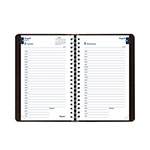 Rediform Academic Daily/Monthly Planner, 8 x 5, Black Cover, 12-Month (Aug to July): 2023 to 2024 view 3