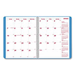 Brownline Mountains 14-Month Planner, Mountains Photography, 11 x 8.5, Blue/Green Cover, 14-Month (Dec to Jan): 2023 to 2025 view 1