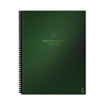 Rocketbook Fusion Smart Notebook, Seven Assorted Page Formats, Terrestrial Green Cover, 11 x 8.5, 21 Sheets view 1
