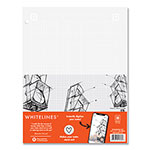 Roaring Spring Paper Whitelines Engineering Pad, 5 sq/in Quadrille Rule, 80 Gray 8.5 x 11 Sheets, 24/Carton view 2