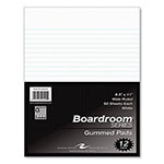 Roaring Spring Paper Boardroom Gummed Pad, Wide Rule, 50 White 8.5 x 11 Sheets, 72/Carton view 4