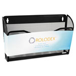 Rolodex Single Pocket Wire Mesh Wall File, Letter, Black view 2