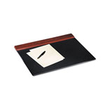 Rolodex Wood Tone Desk Pad, Mahogany, 24 x 19 view 1