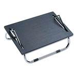 Safco Ergo-Comfort Adjustable Footrest, 18.5w x 11.5d x 8h, Black view 1