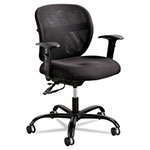 Safco Vue Intensive-Use Mesh Task Chair, Supports up to 500 lbs., Black Seat/Black Back, Black Base view 2
