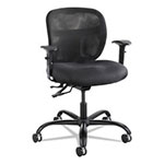 Safco Vue Intensive-Use Mesh Task Chair, Supports up to 500 lbs., Black Seat/Black Back, Black Base view 3