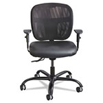 Safco Vue Intensive-Use Mesh Task Chair, Supports up to 500 lbs., Black Seat/Black Back, Black Base view 1