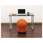 Safco Zenergy Swivel Ball Chair, Orange Seat/Orange Back, Black Base view 1