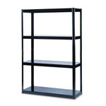 Safco Boltless Steel Shelving, Five-Shelf, 48w x 18d x 72h, Black orginal image