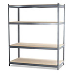 Safco Steel Pack Archival Shelving, 69w x 33d x 84h, Gray view 1