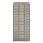 Safco Triple Continuous Metal Locker Base Addition, 35w x 16d x 5.75h, Tan view 1