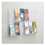 Safco Reveal Clear Literature Displays, 12 Compartments, 30w x 2d x 20.25h, Clear view 2