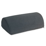 Safco Half-Cylinder Padded Foot Cushion, 17.5w x 11.5d x 6.25h, Black orginal image