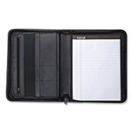 Samsill Professional Zippered Pad Holder, Pockets/Slots, Writing Pad, Black view 5